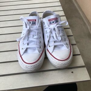 White low top converse